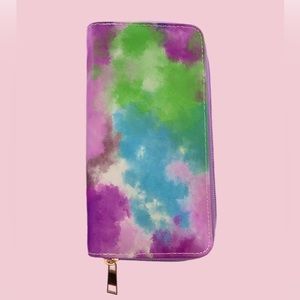 Tie dye wallet